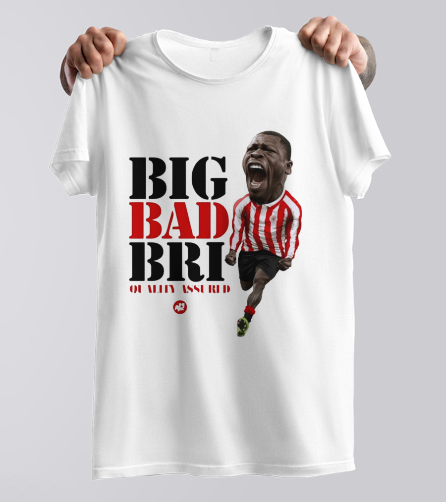 Big Bad Bri Quality Assured Sunderland AFC Caricature T-Shirt