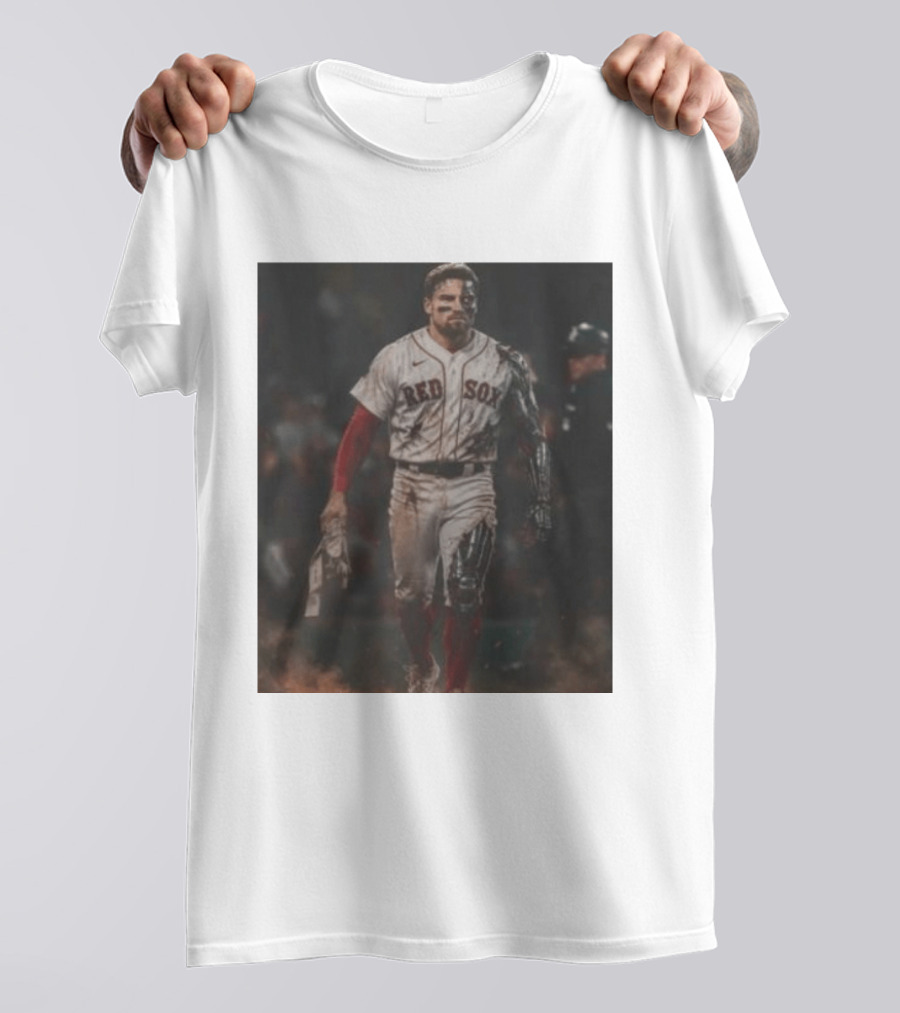 Caleb Durbin The Durbinator Red Sox Cyborg Player T-Shirt