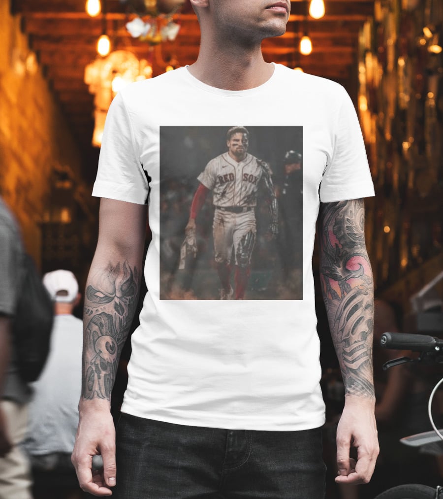 Caleb Durbin The Durbinator Red Sox Cyborg Player T-Shirt