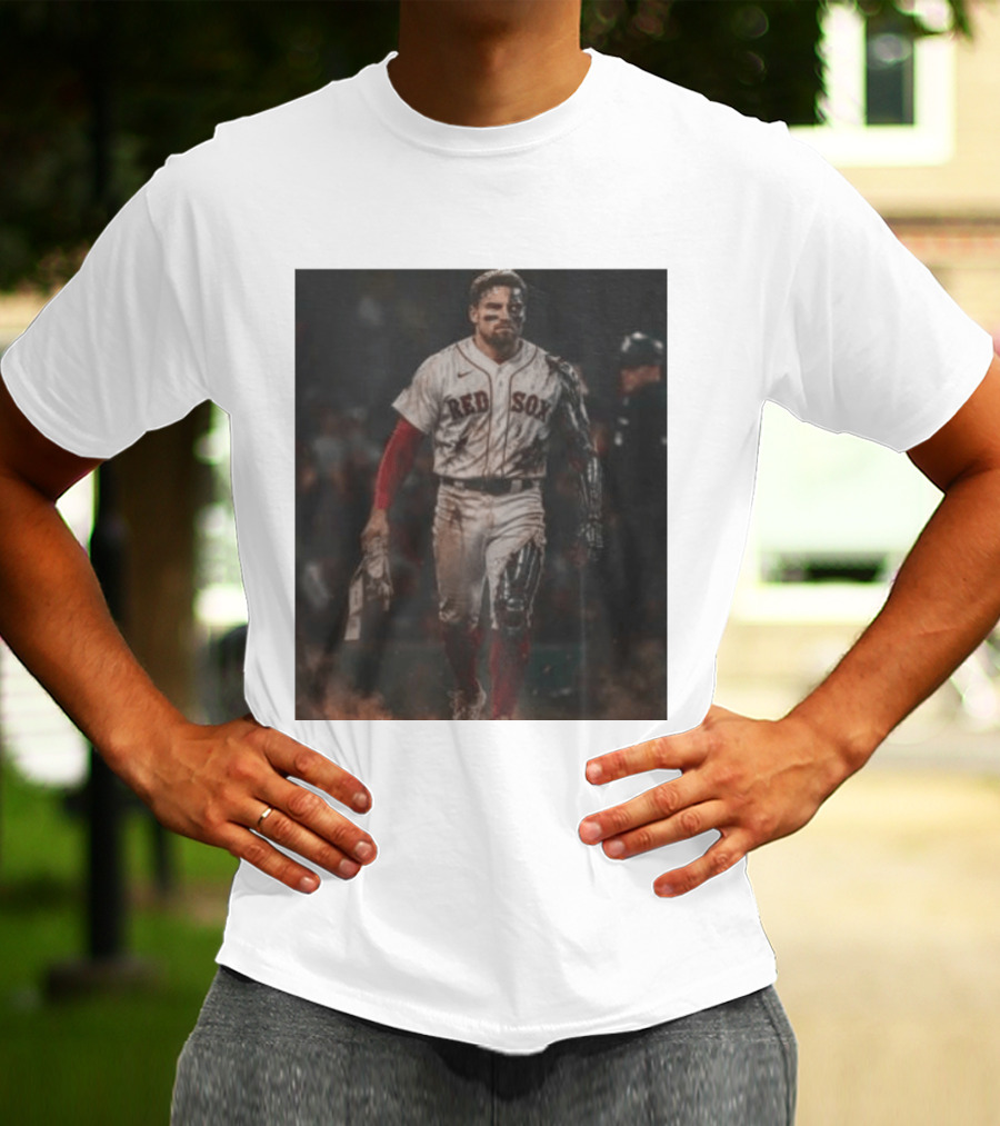 Caleb Durbin The Durbinator Red Sox Cyborg Player T-Shirt