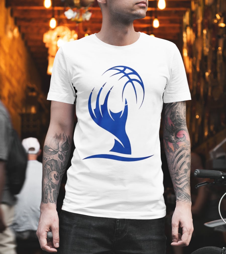 Cleveland Sirens The Claw Basketball Blue Wave T-Shirt