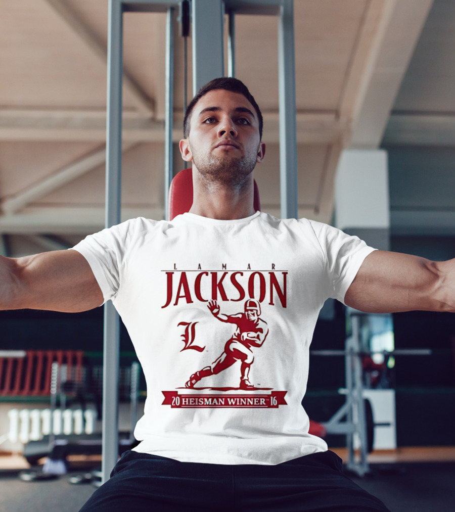 Lamar Jackson Louisville Football Heisman Winner 2016 T-Shirt