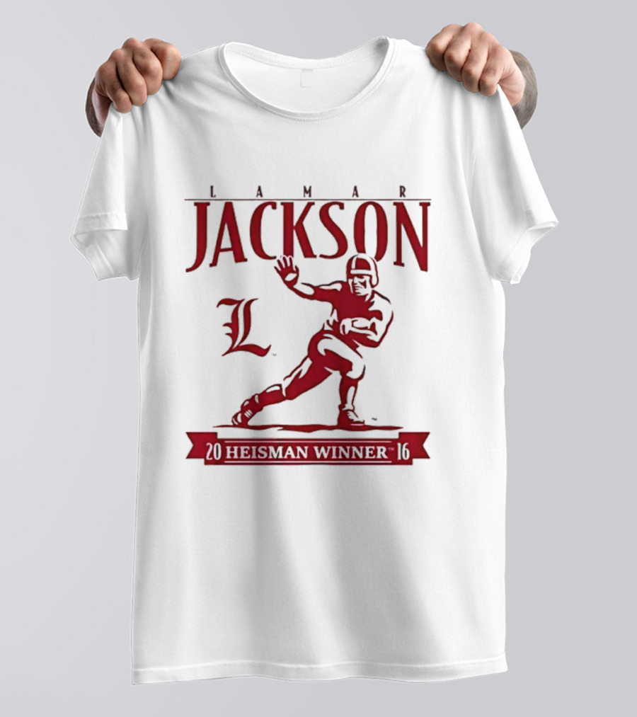 Lamar Jackson Louisville Football Heisman Winner 2016 T-Shirt