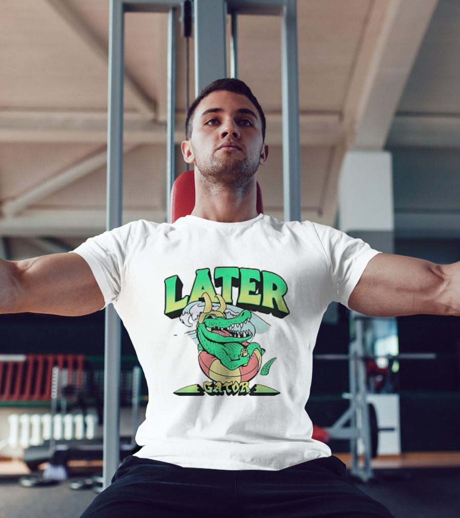 Later Gator Loki Alligator Marvel Disney Plus Floating Relaxation T-Shirt