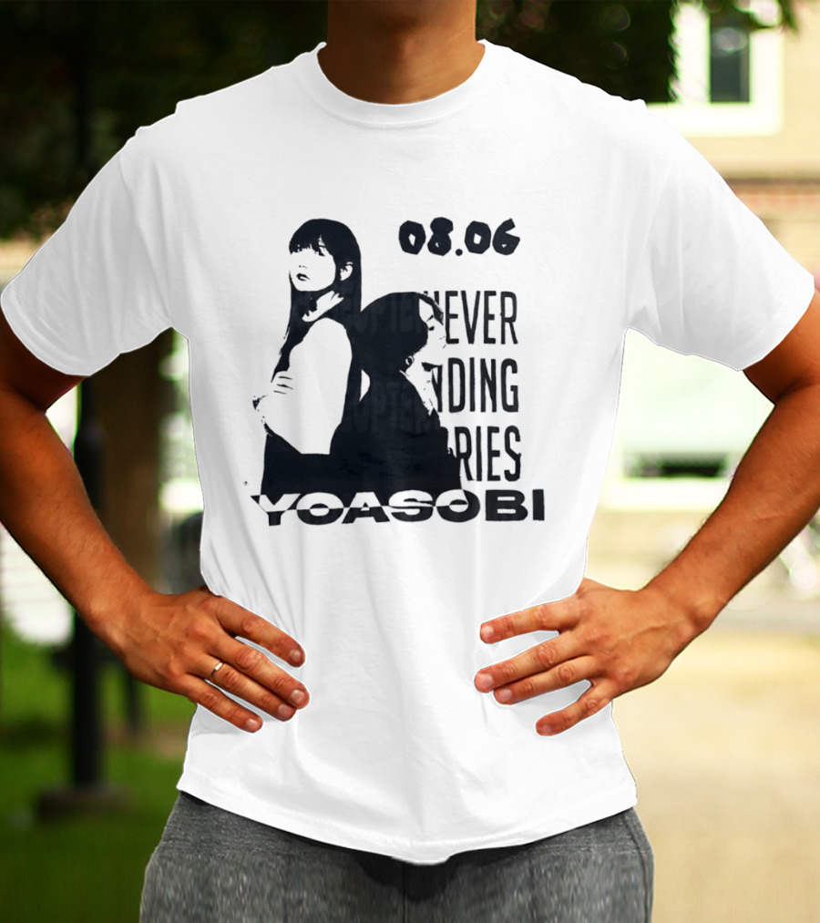 Yoasobi Never Ending Stories 08.06 J Pop Duo T-Shirt