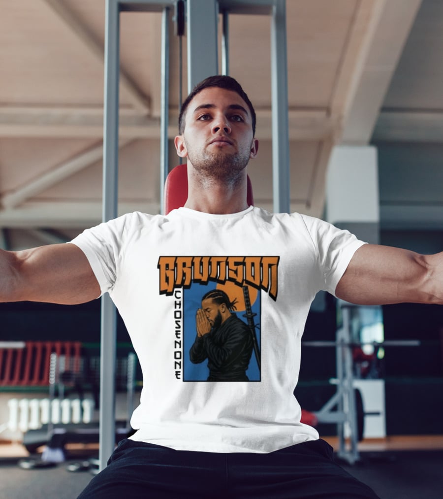 Brunson Chosen One Samurai Style Meditation And Sword T-Shirt