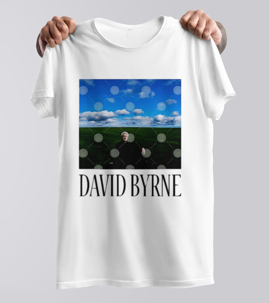 David Byrne Musician Scenic Landscape T-Shirt