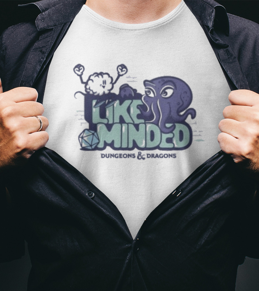 Dungeons & Dragons Like Minded Mind Flayer Octopus T-Shirt