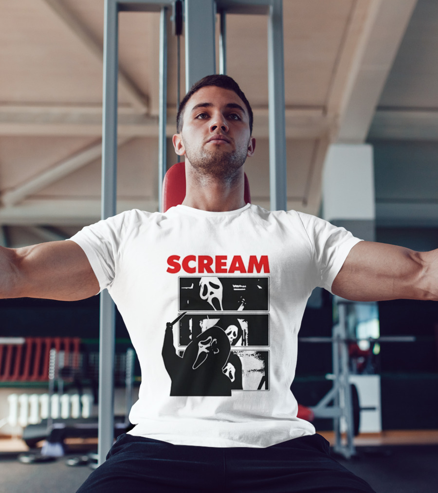 Scream Ghostface Slasher Horror Movie 90s T-Shirt