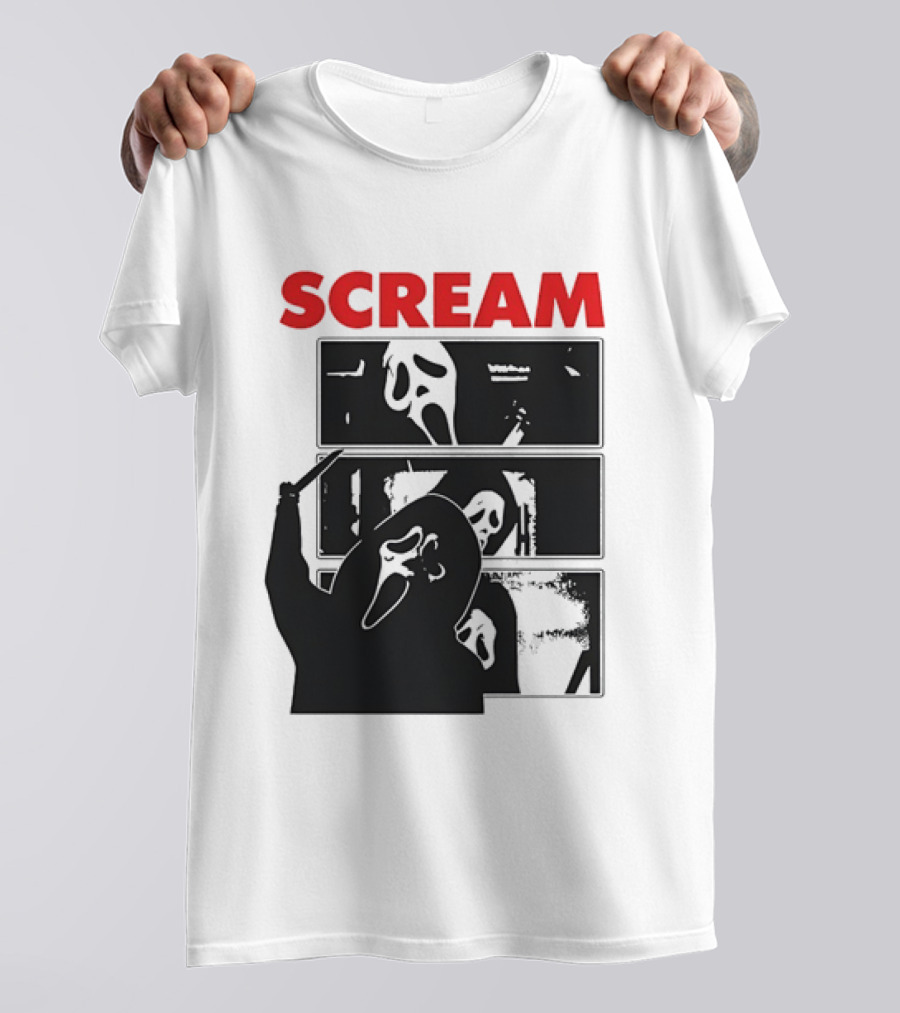 Scream Ghostface Slasher Horror Movie 90s T-Shirt