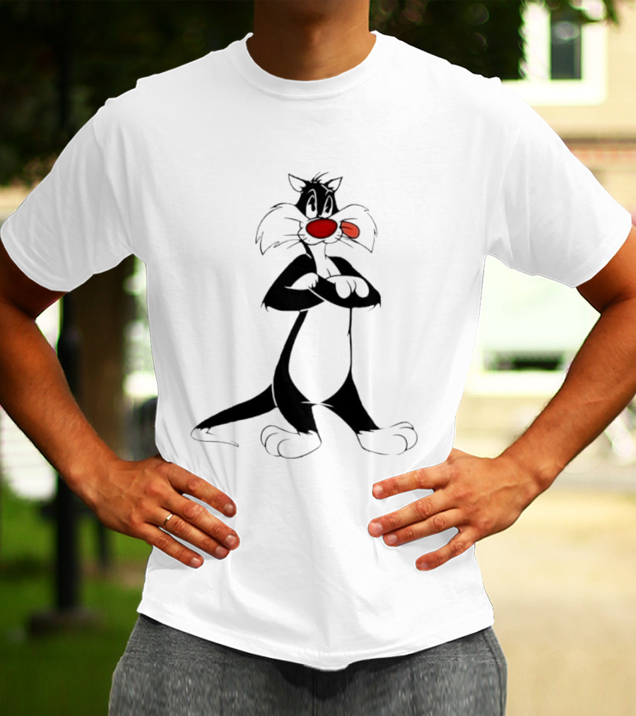 Sylvester The Cat Looney Tunes Warner Bros T-Shirt