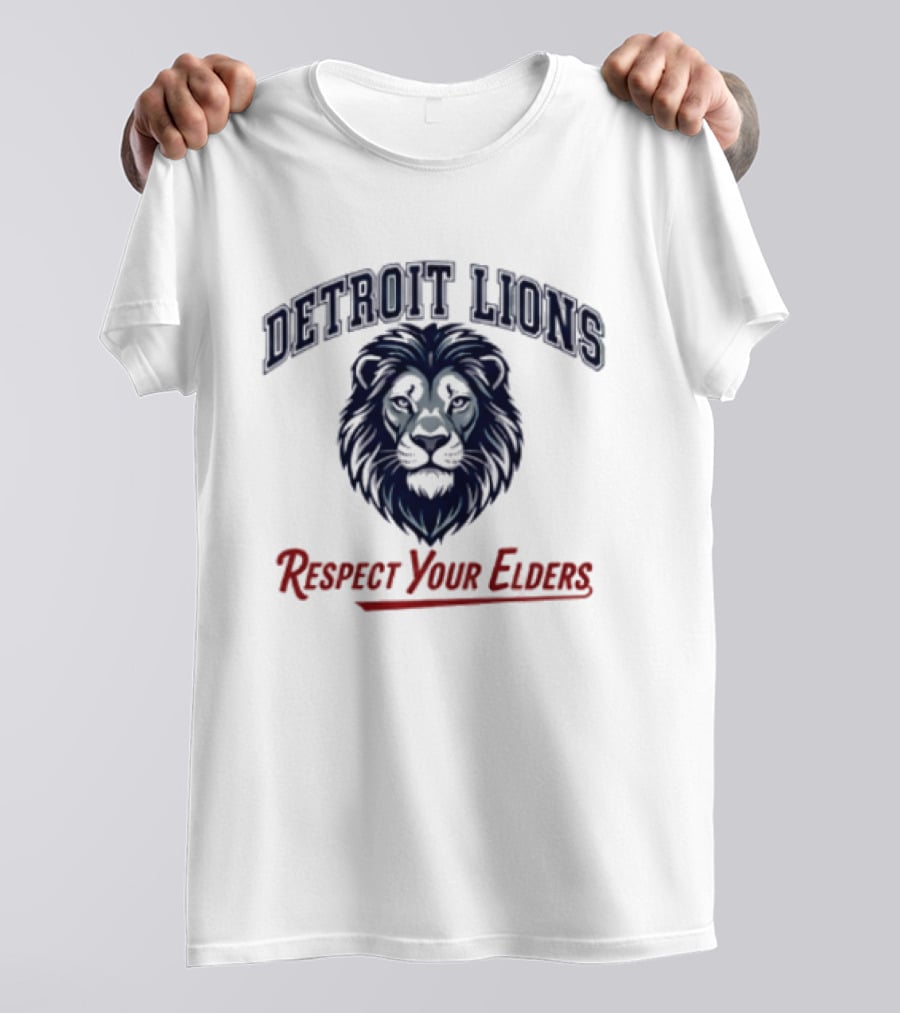 Detroit Lions Respect Your Elders T-Shirt