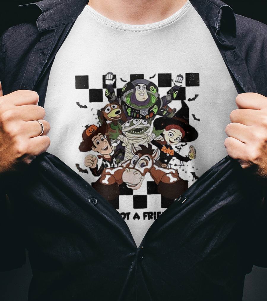 Toy Story Halloween Mashup You've Got A Friend In Me Buzz Woody Jessie Slinky Bullseye T-Shirt