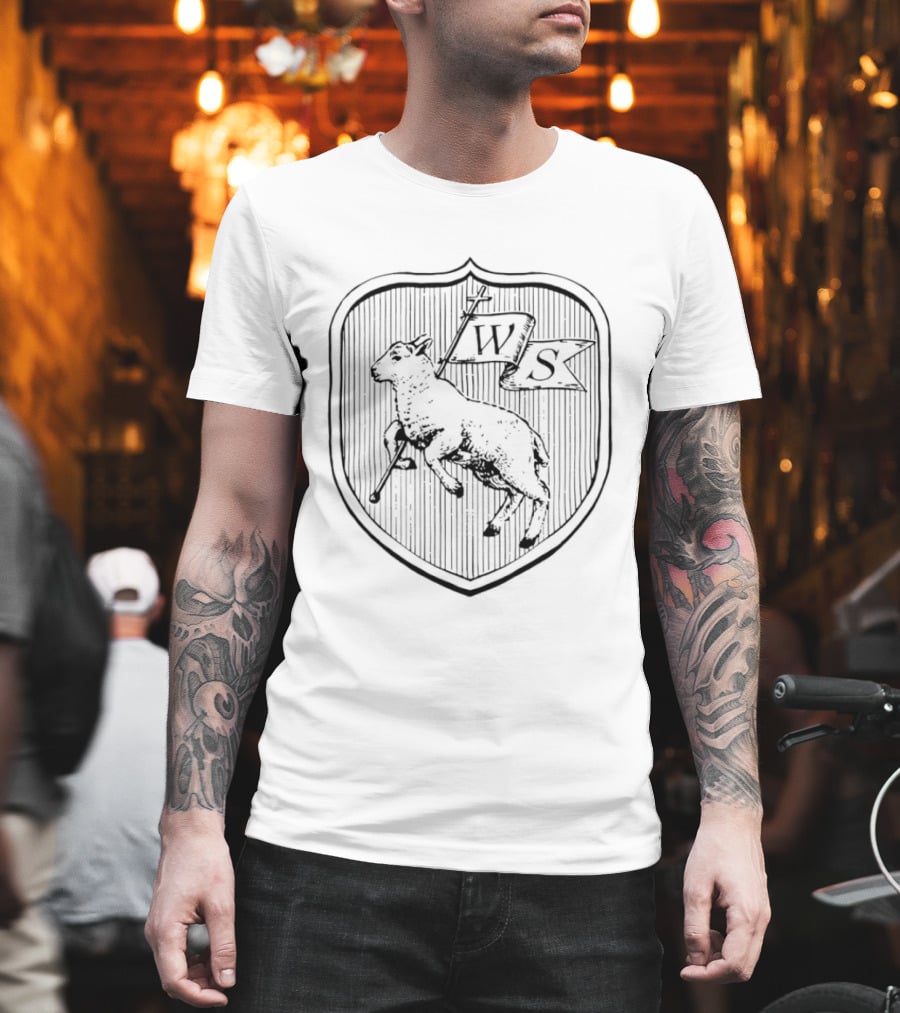 WS Lamb Crest Heraldry Shield T-Shirt