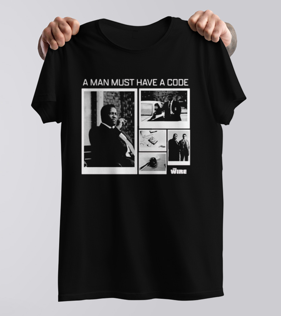 A Man Must Have A Code The Wire Oversized T-Shirt