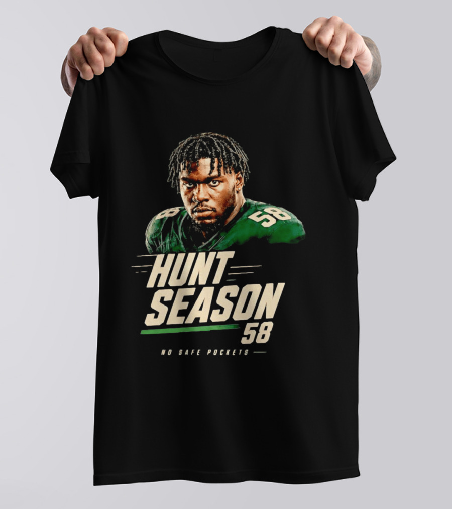 Nolan Smith Hunt Season 58 No Safe Pockets Philadelphia Eagles T-Shirt