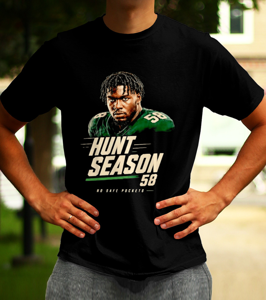 Nolan Smith Hunt Season 58 No Safe Pockets Philadelphia Eagles T-Shirt