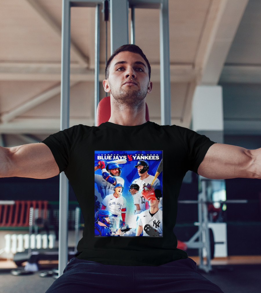 Toronto Blue Jays Vs New York Yankees ALDS 2025 MLB Showdown T-Shirt