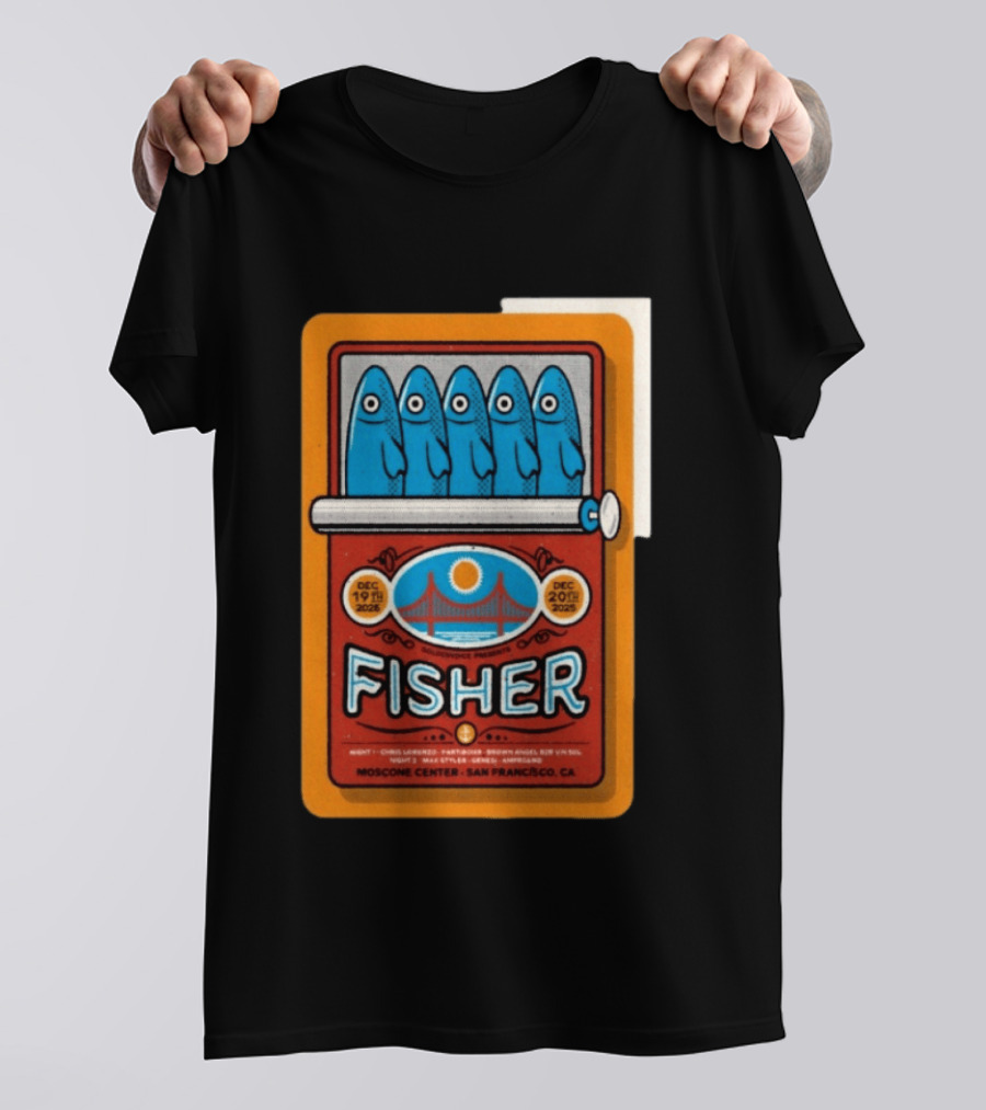 Fisher Moscone Center San Francisco December 19 20 2025 Vintage Pop T-Shirt