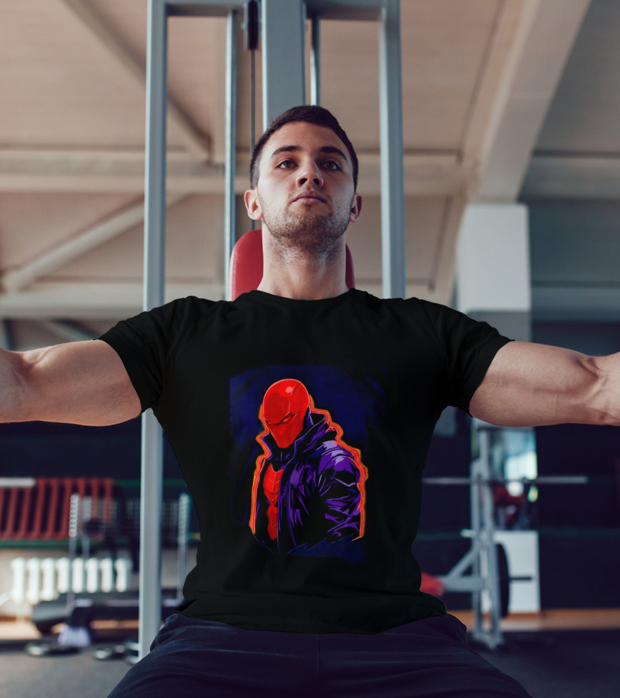 Red Hood Jason Todd DC Comics Vigilante Masked Hero T-Shirt
