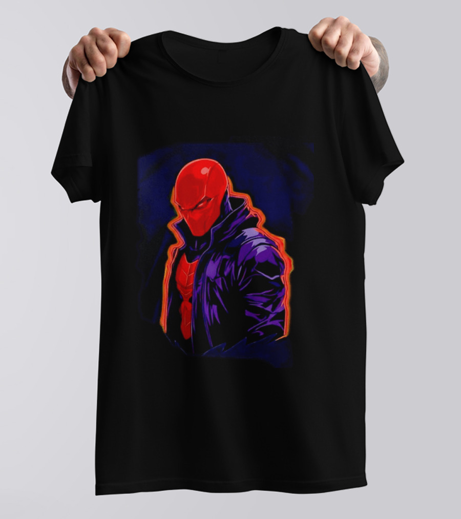 Red Hood Jason Todd DC Comics Vigilante Masked Hero T-Shirt