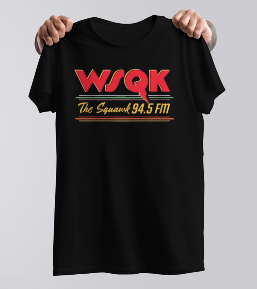WSQK The Squawk 94.5 FM Stranger Things 84 T-Shirt