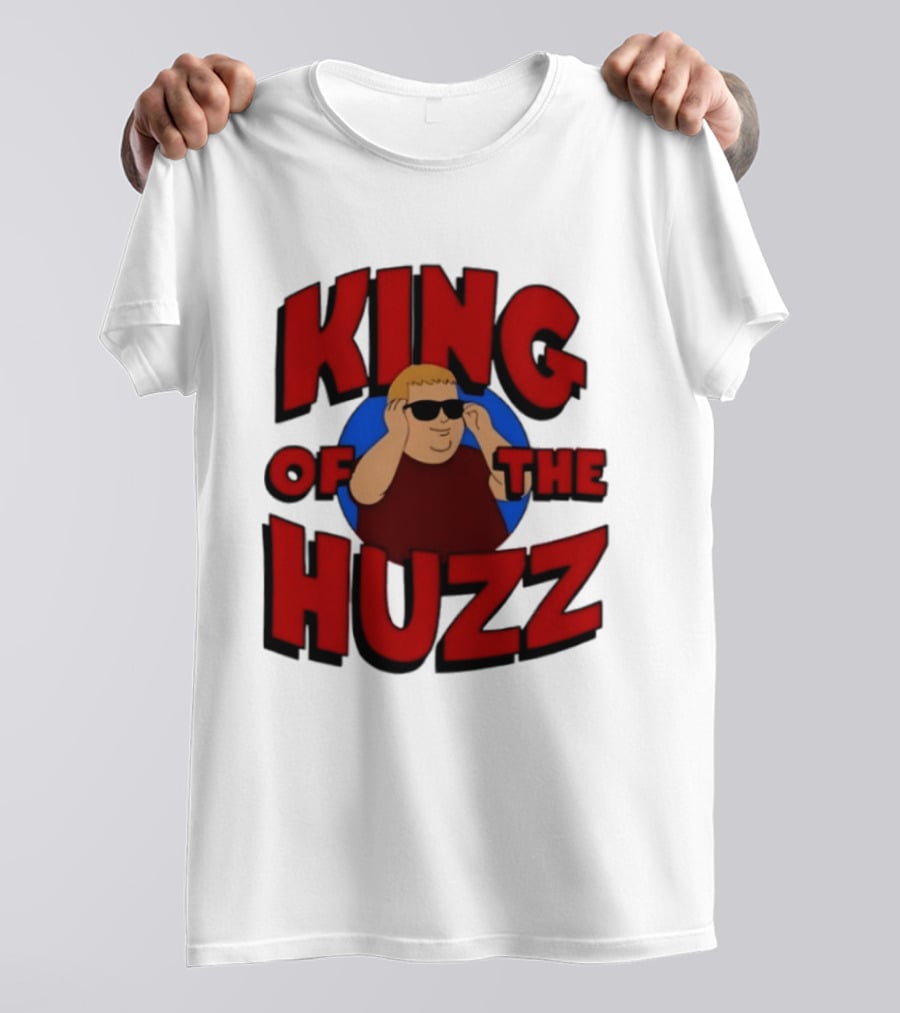 King Of The Huzz Iconic Retro Humor Vibe T-Shirt