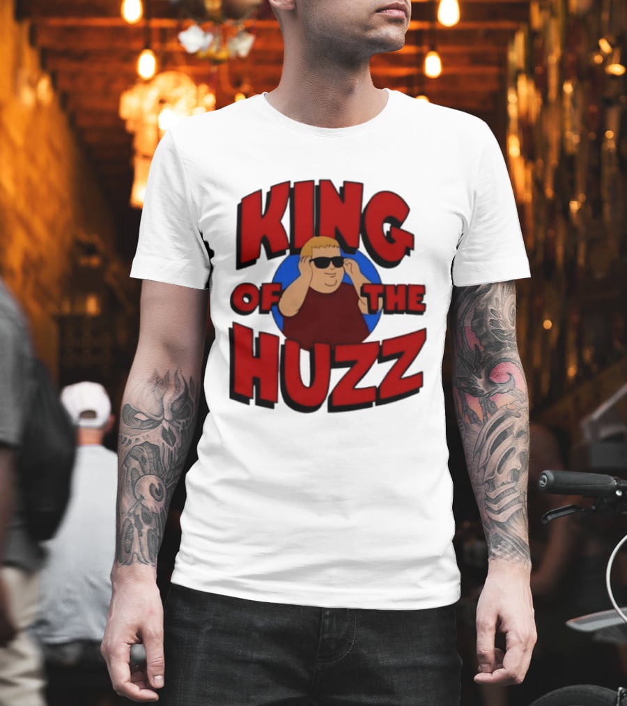 King Of The Huzz Iconic Retro Humor Vibe T-Shirt