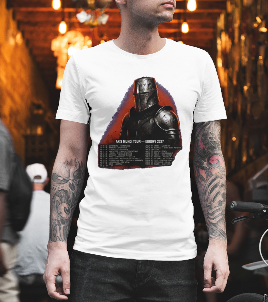 Imminence August Burns Red Axis Mundi Tour 2027 Europe Knights T-Shirt