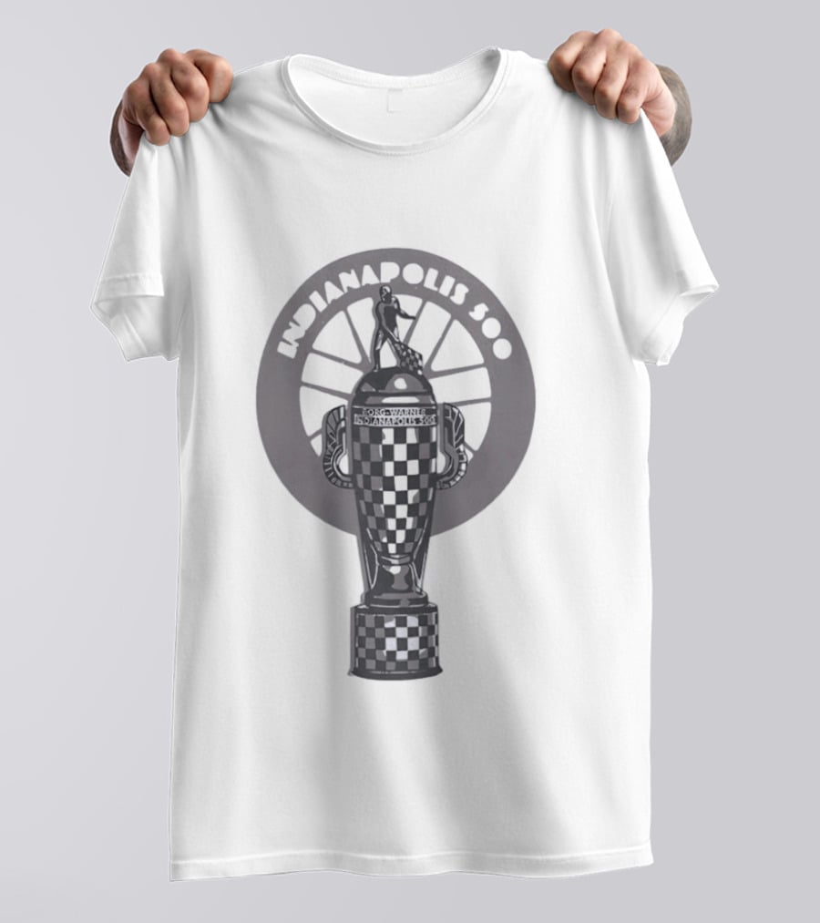 Indianapolis 500 Borg Warner Trophy Auto Racing T-Shirt