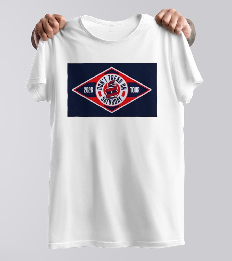 Don't Tread On Saturday 2026 Tour Snake Emblem College Football T-Shirt