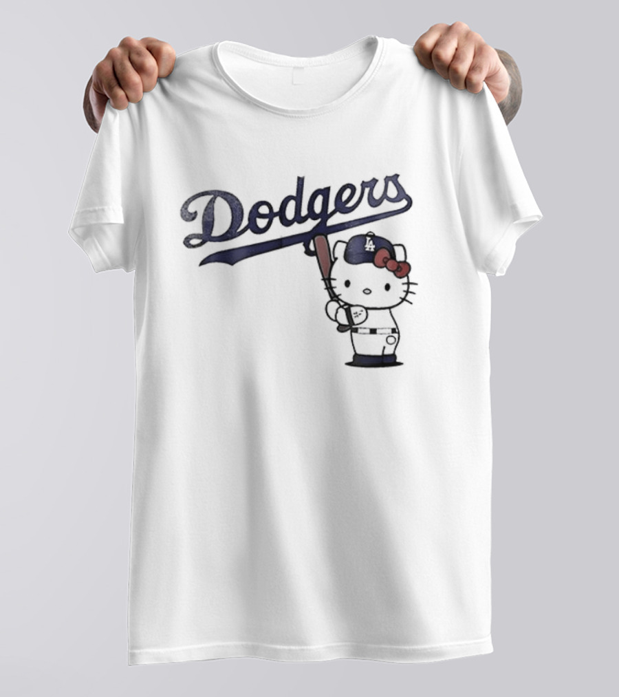Dodgers Hello Kitty Baseball Collaboration 2026 T-Shirt