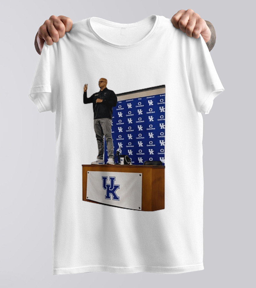Mark Pope UK Wildcats Kentucky Basketball Coach Press Conference T-Shirt