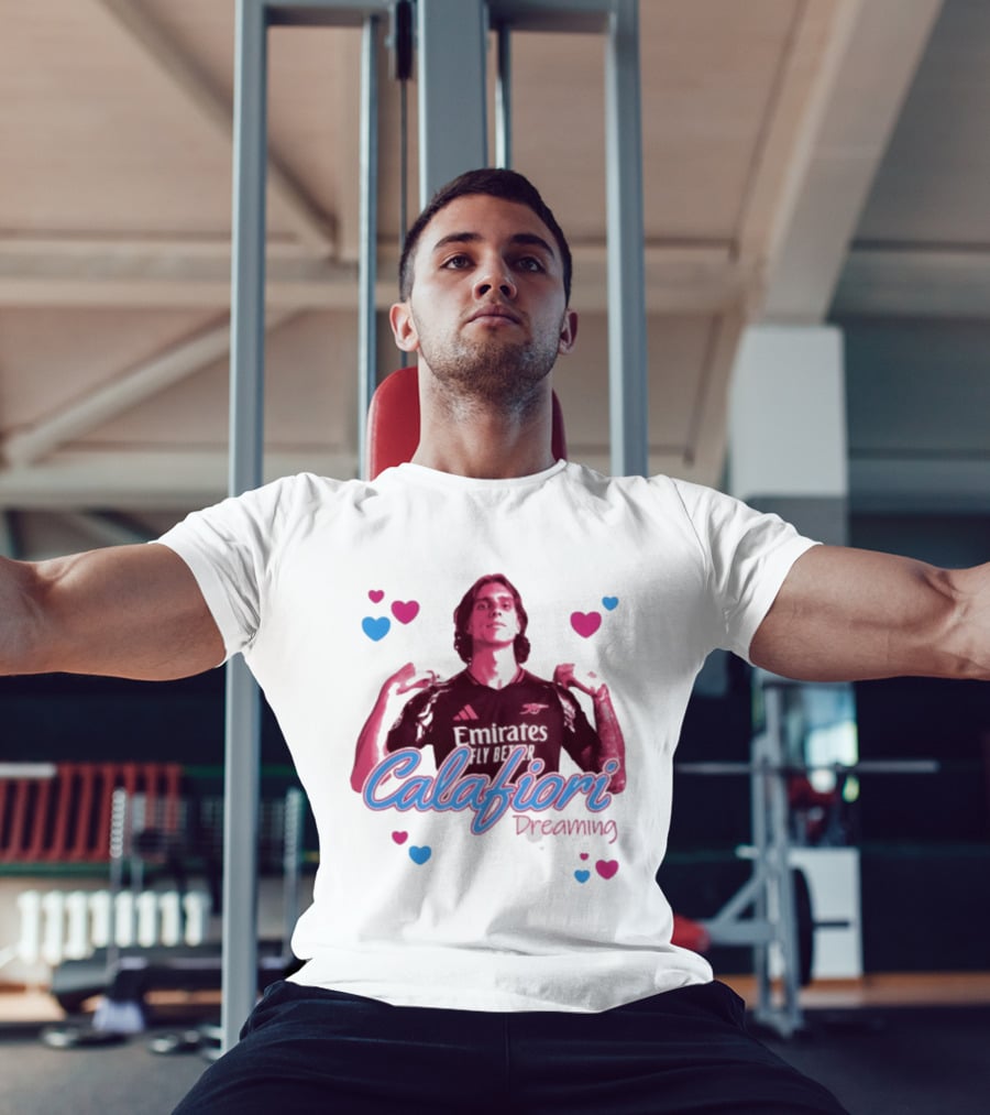 Calafiori Dreaming Emirates Fly Better Arsenal FC T-Shirt