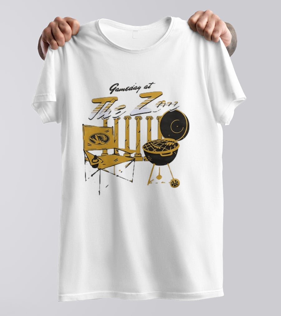 Missouri Tigers Gameday Tailgate At The Zou Football Grill Chair T-Shirt
