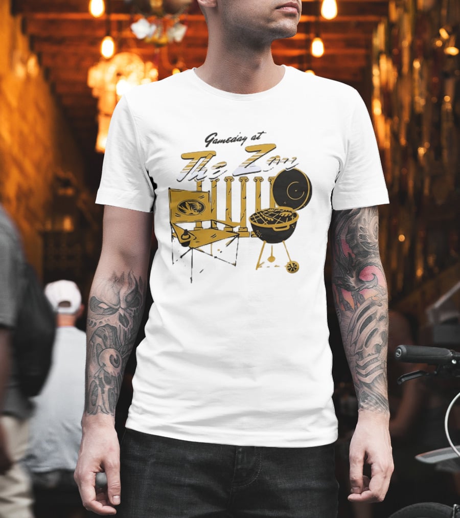 Missouri Tigers Gameday Tailgate At The Zou Football Grill Chair T-Shirt