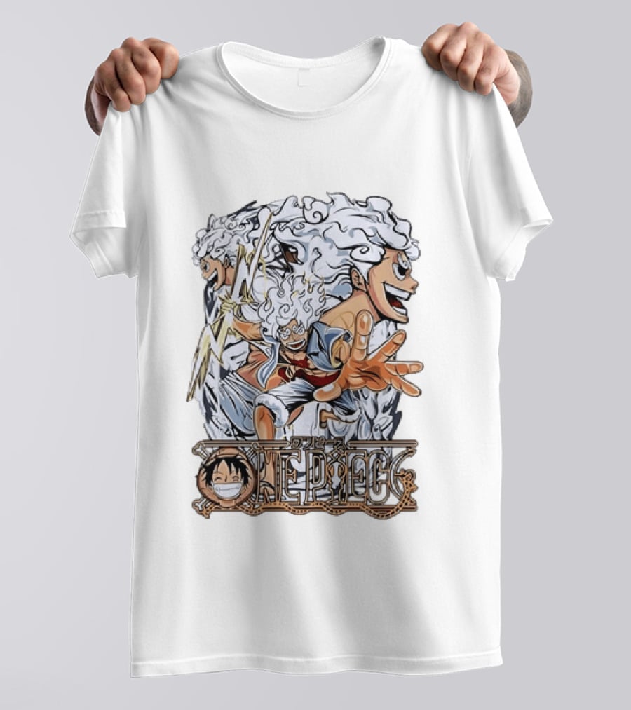 Monkey D Luffy Gear Five One Piece Anime Manga Adventure T-Shirt