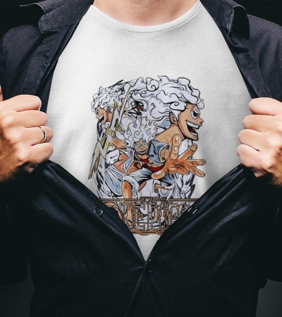 Monkey D Luffy Gear Five One Piece Anime Manga Adventure T-Shirt