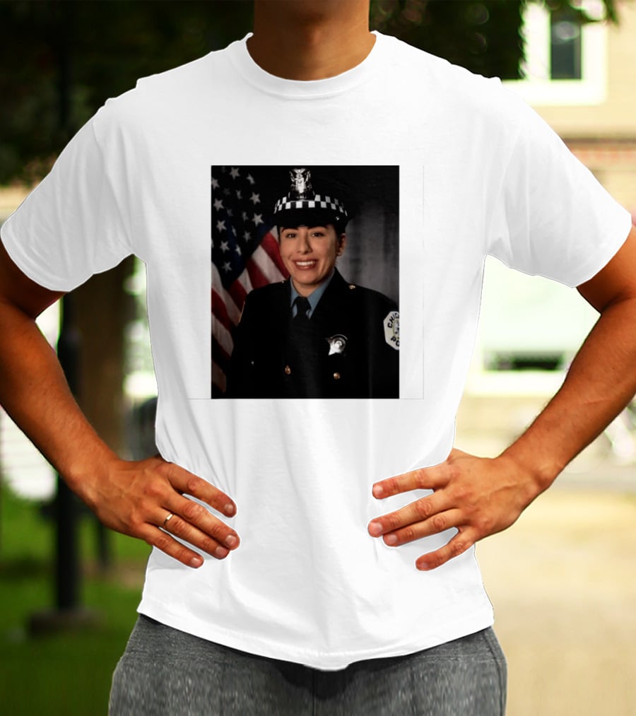 Never Forget Chicago Police Department Ella French Memorial Officer T-Shirt