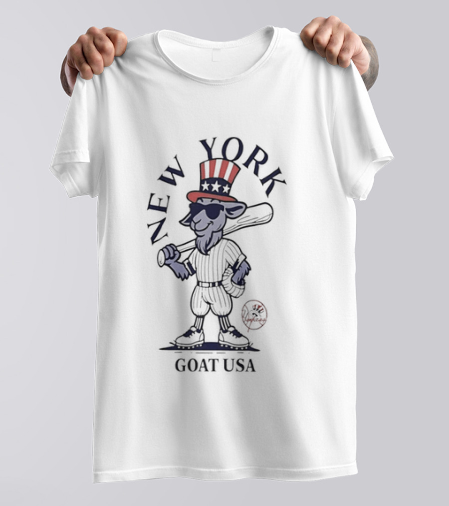 New York Yankees Goat USA Uncle Sam T-Shirt