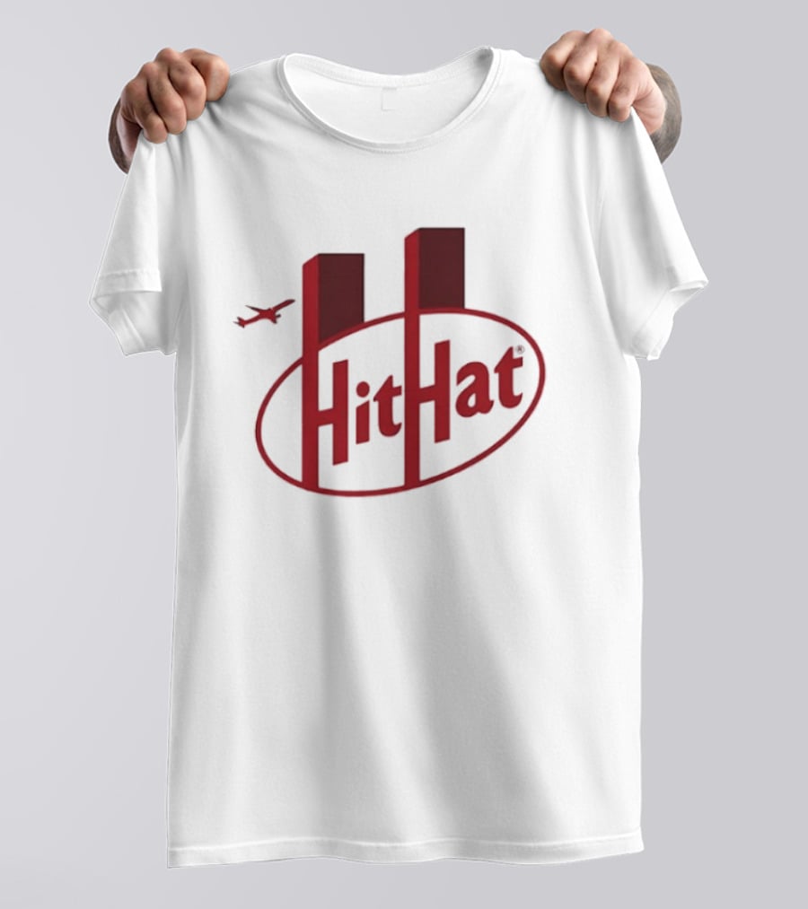 Hit Hat Twin Towers Incident Airplane T-Shirt