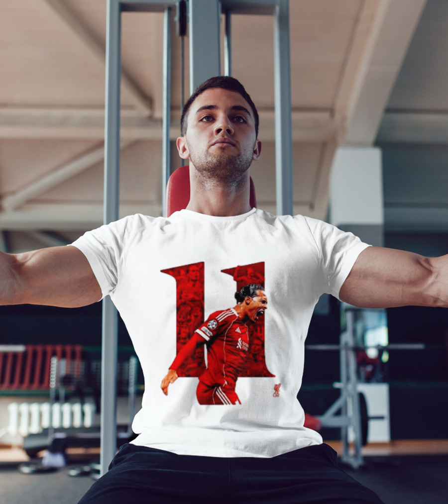 Virgil Van Dijk Liverpool Fifpro World 11 Champions League Star T-Shirt