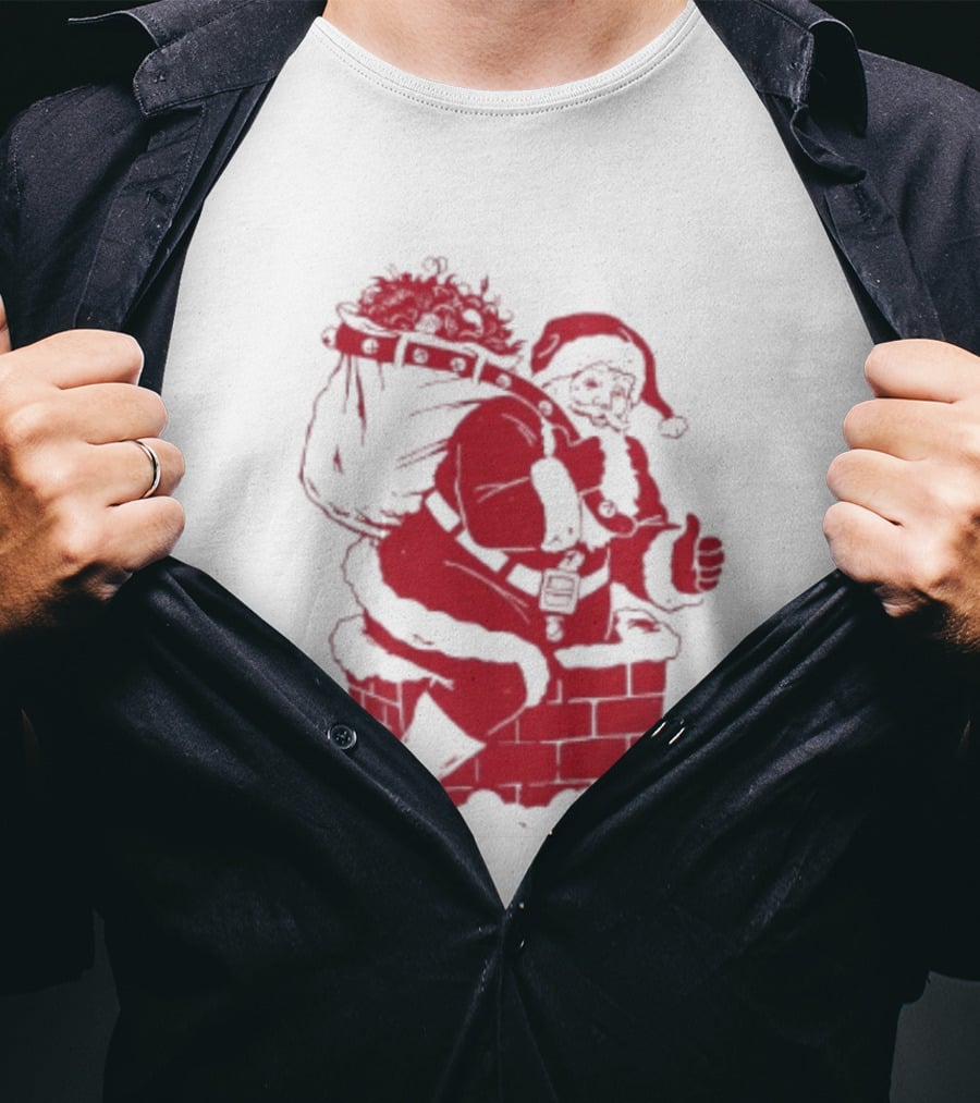 Trending Santa Claus Chimney Merry Christmas T-Shirt