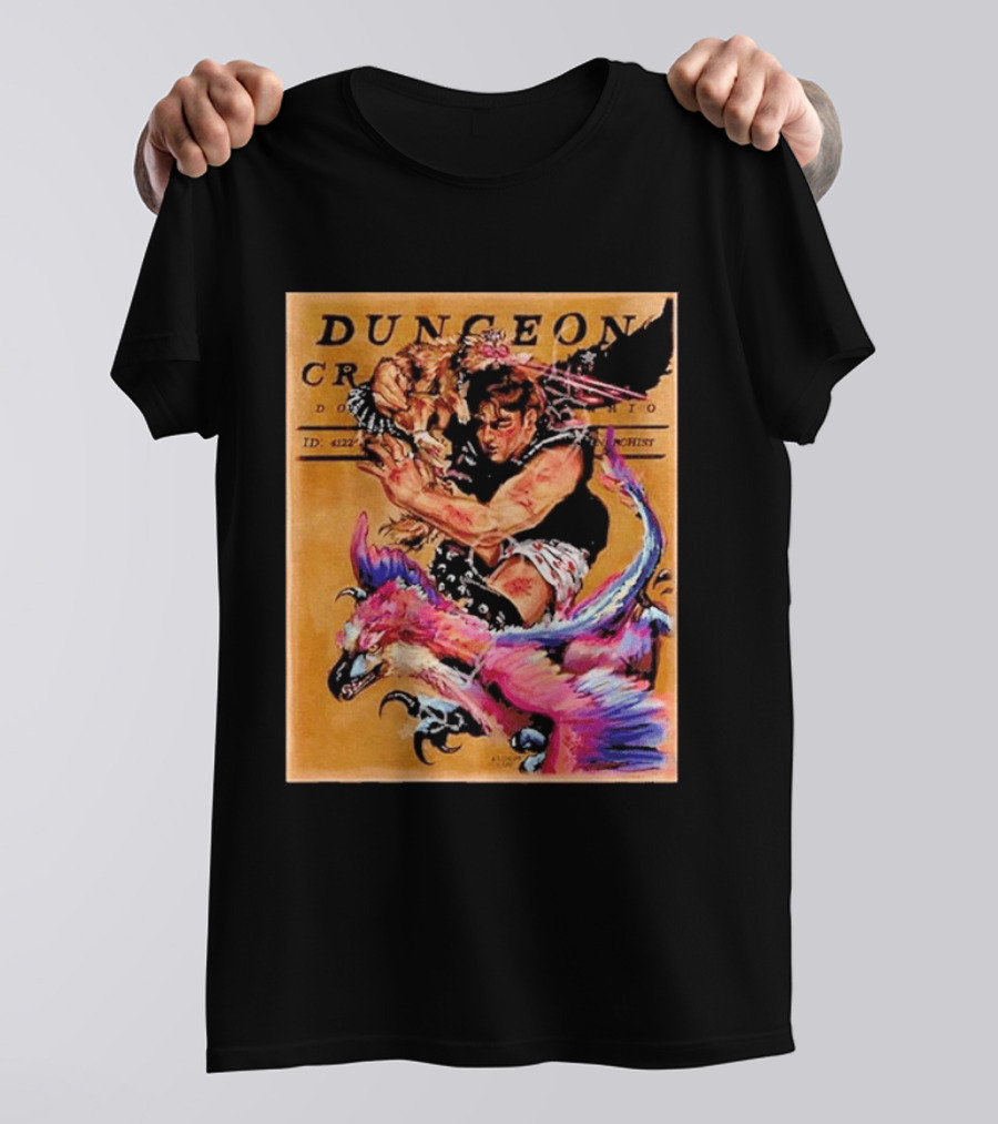 Dungeon Crawler Carl Goddamnit Donut Fantasy Adventure Art By Andrew Bowser T-Shirt