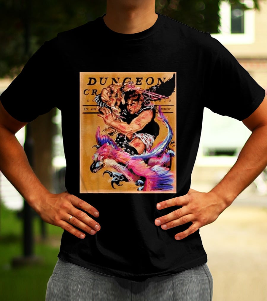 Dungeon Crawler Carl Goddamnit Donut Fantasy Adventure Art By Andrew Bowser T-Shirt