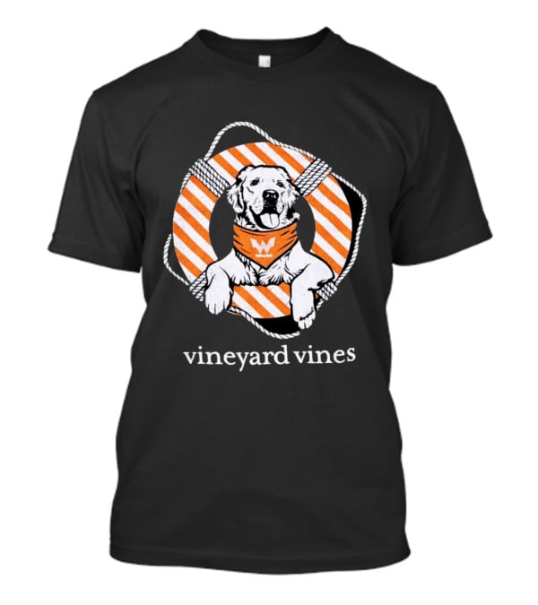 Vineyard Vines Golden Retriever Life Preserver T-Shirt