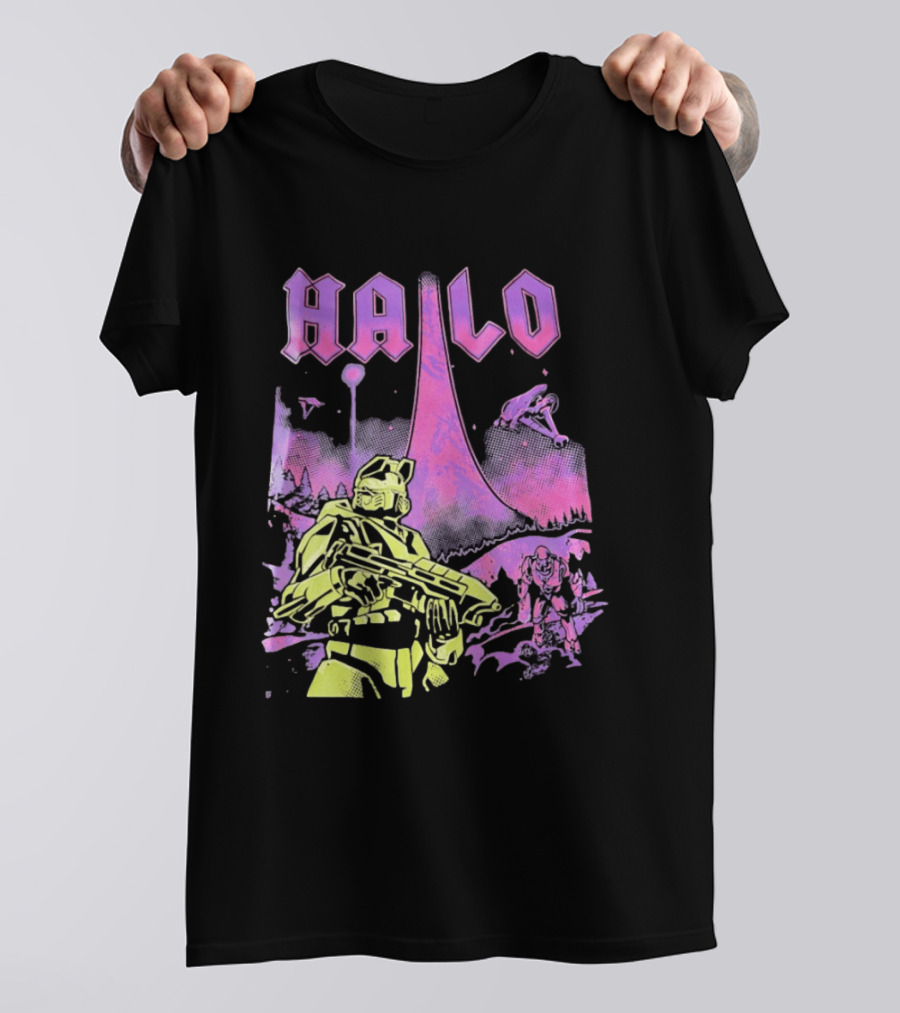 Halo Master Chief Retro Gaming Xbox T-Shirt