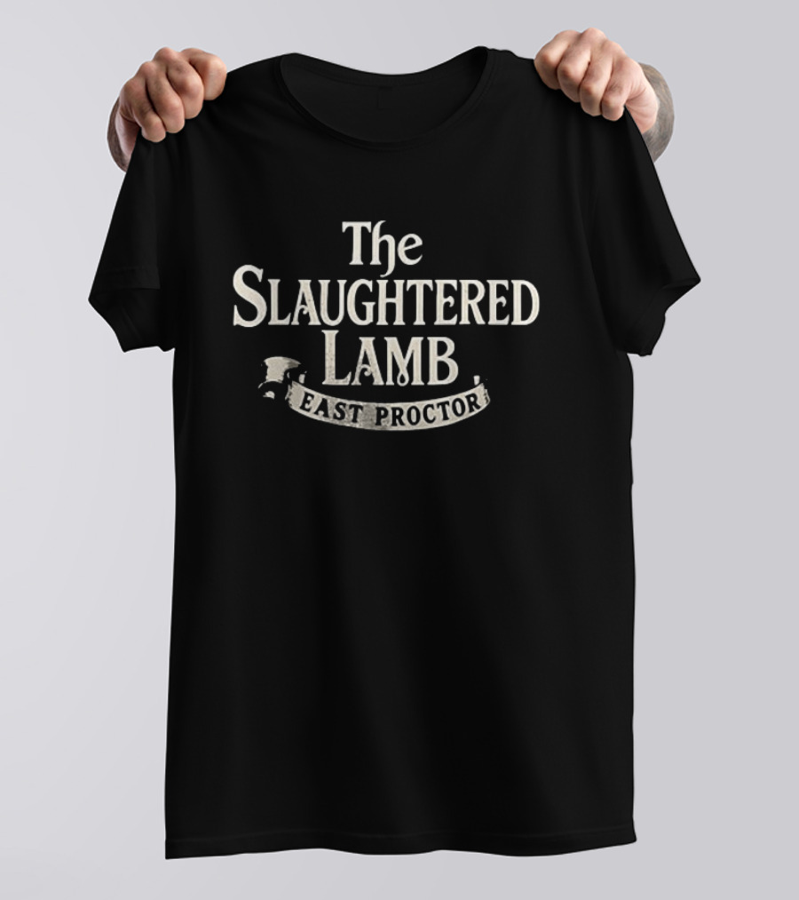 The Slaughtered Lamb East Proctor Pub Sign T-Shirt