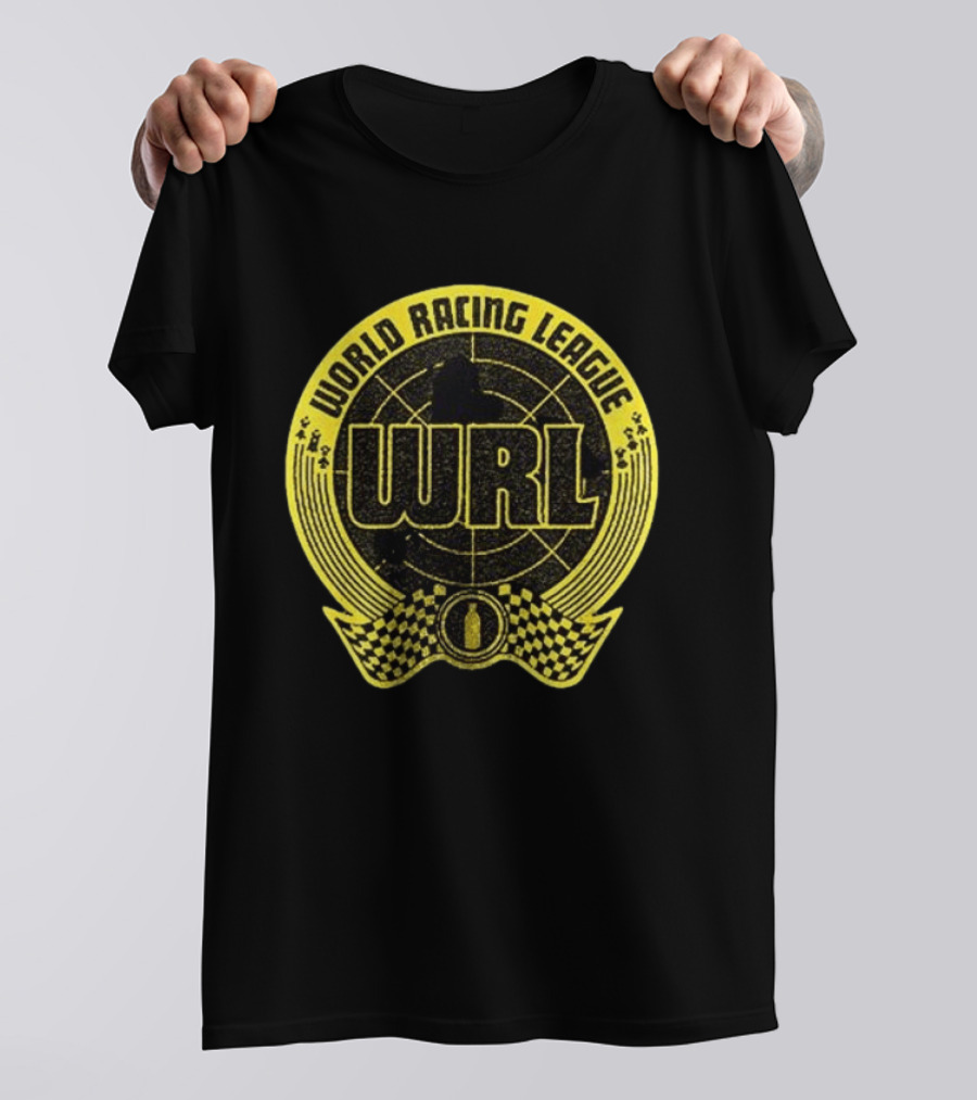 World Racing League WRL Racing Checkered T-Shirt
