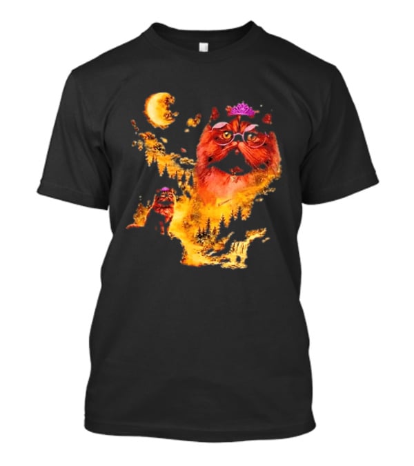 Princess Donut Cat Lover Moon Fantasy T-Shirt